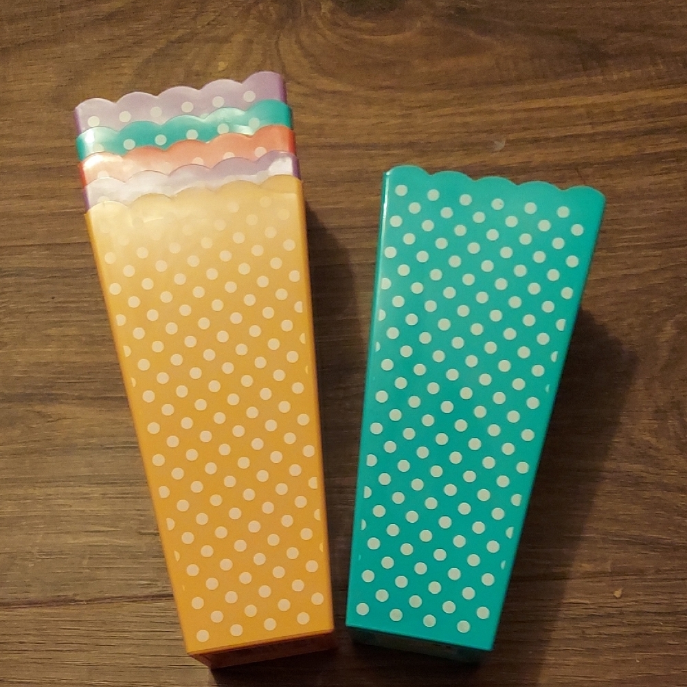 Colorful Polka Dot Storage Containers